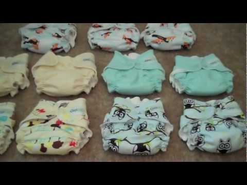 Our Complete Newborn Cloth Diaper Stash!